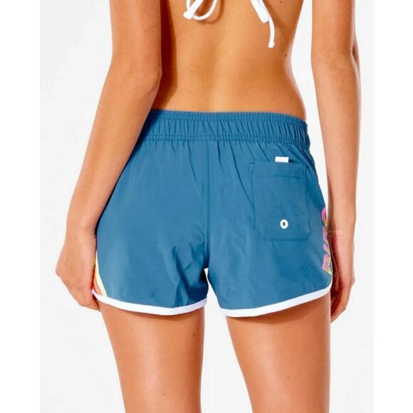 💕RIP CURL💕 Surf Revival 3" Boardshort ~ Swim Coverup Shorts Blue Large L NWT - Picture 4 of 16